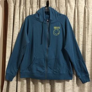 Torrid Nirvana Fleece Full Zip Hoodie Jacket